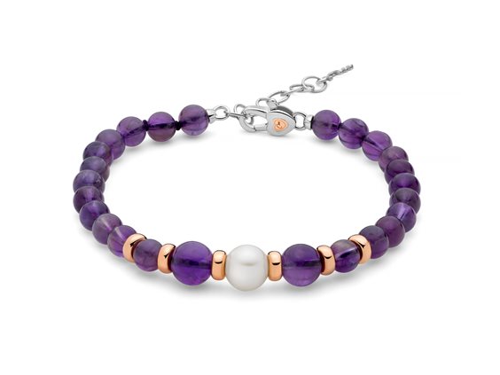 Bracciale Miluna Donna I SEGRETI DELLA NATURA in Argento Ametista PBR3539 - PBR3539